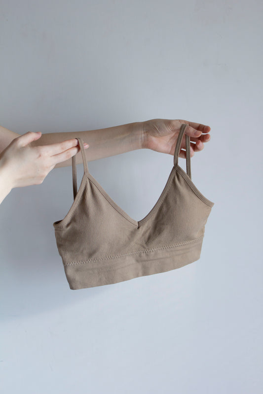 Rib collection ノンワイヤーブラショーツセット